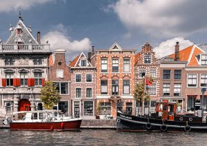 The centuries old facades are one of the many attractions in Amsterdam