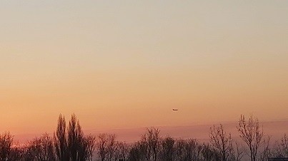 Sky above Leiden in the Netherlands