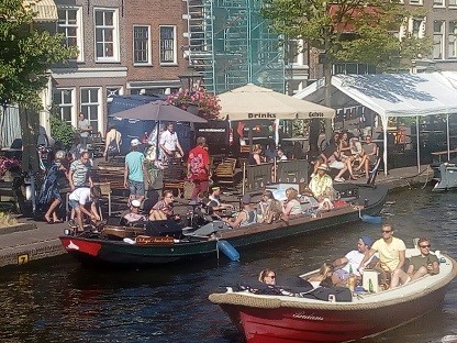 Visiting Leiden on a holiday will help you see many boats