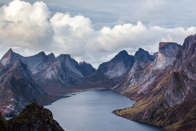 Fjords and Snow landscapes are common during the 5 nights tour package to Scandinavia from Netherlands.