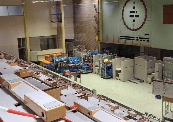 The Traditional flower trading clock we will see at Aalsmeer Flower Auction visit